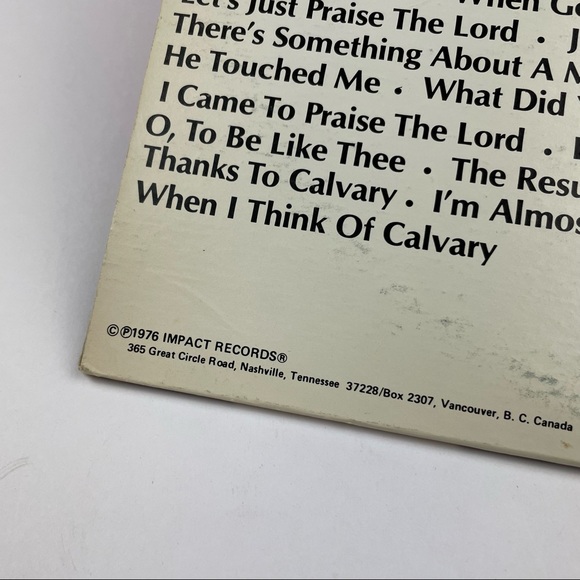 Bill And Gloria Gaither Let's Just Praise The Lord Vinyl Music Record - Picture 6 of 7
